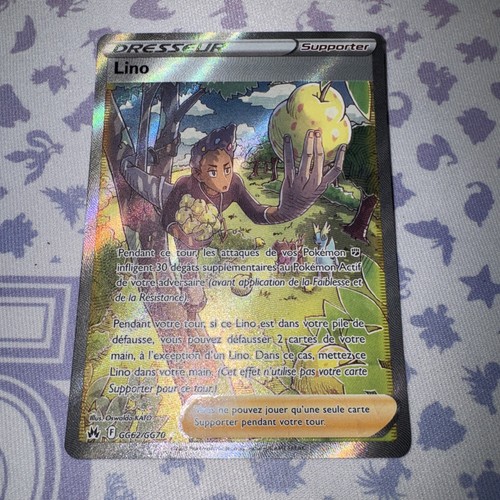 Lino gg62 holo pokemon - lino, eb12.5
