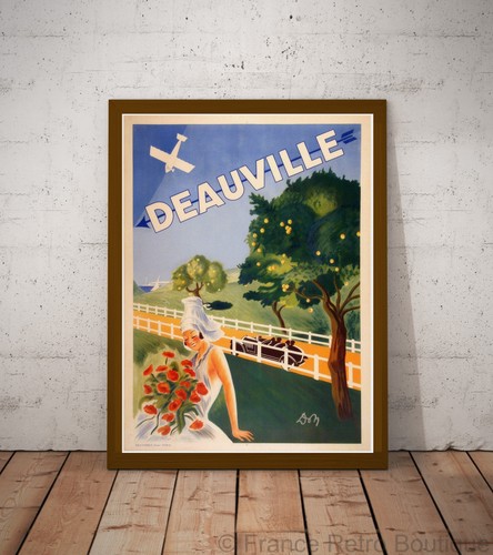 Poster affiche deauville - poster-affiche,