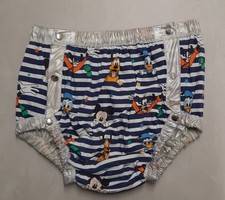 Culotte plastique ABDL création unique en pvc et tissus imprimé