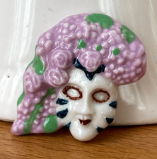 Fève Carnaval Masque Raisin