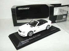 MERCEDES SL 55 AMG 2007 Blanc MINICHAMPS 1:43