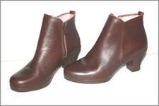 EL NATURALISTA Boots à Talons Cuir Marron Noisette T 40 ETAT NEUF 