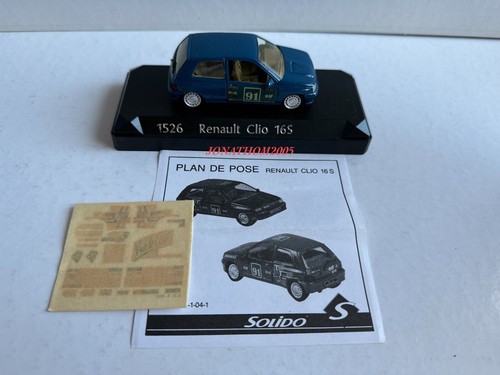 Solido 1526 renault clio - -, 16s