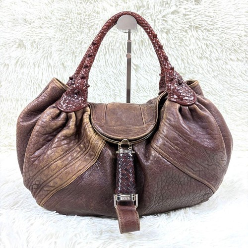 Fendi spy bag zucca brown - bag,