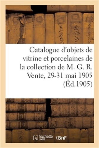 Catalogue objets vitrine - catalogue, de