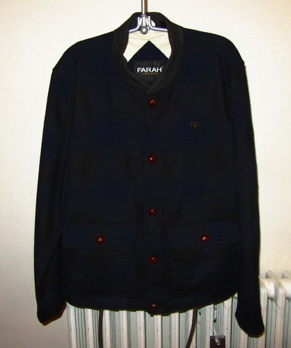 Veste laine carreaux - en,