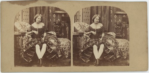 Stéréo circa 1860 scène - circa,