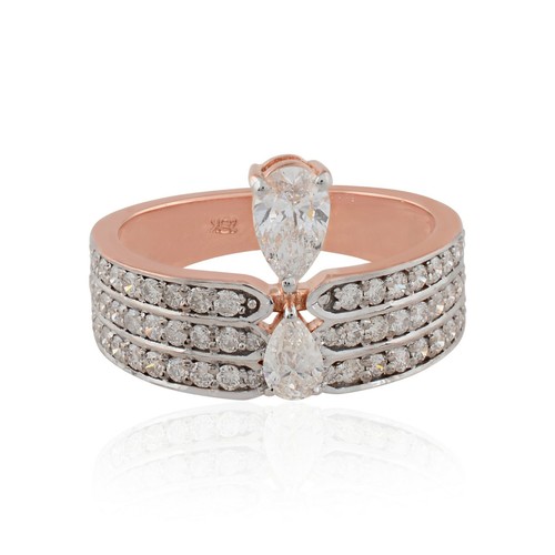 Bague jonc rose - en,