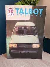 Talbot Horizon Brochure