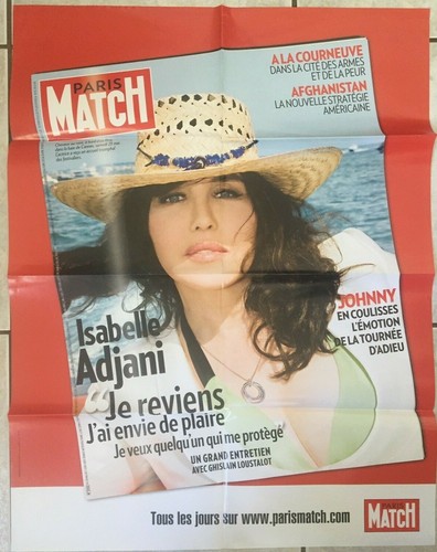 Affiche une paris match - de,