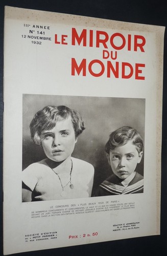 Miroir monde 141 1932 - miroir, #141