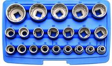 DOUILLES 12 PANS CARRE de 1/2 - COFFRET DE 21 DOUILLES