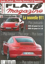 FLAT 6 MAGAZINE N°247 PORSCHE CARRERA 3.2 SPEEDSTER / NOUVELLE 911 