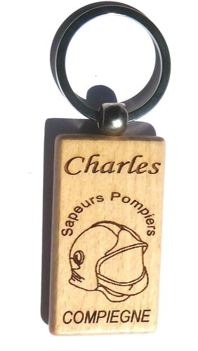 Superbe porte clefs bois - porte,