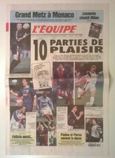 L'EQUIPE N°15.960 du 30/08/1997 - Tirage Cpes europ C1, C2, C3 / Ballanger en or