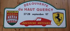 FERRARI PLAQUE DE RALLYE