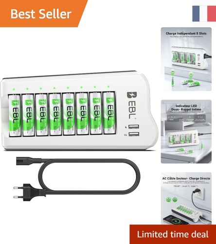 Chargeur piles universel - de,