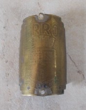 Ancienne plaque vélo France TERROT bicyclette bicycle headbadge vintage vtg #5