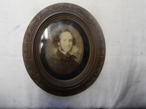 Cadre ancien ovale portrait - cadre,