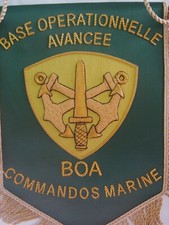 FANION DES COMMANDOS MARINE LA