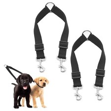 2 Pièces Laisse Double pour Chien Séparateur de Laisses pour Deux Chiens sans...