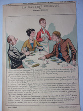 La Galerie Comique de Gustave Frison n°26  : " Le Juge de Paix " fin XIXe