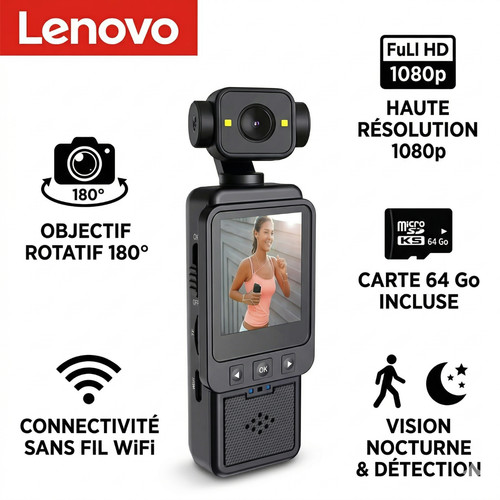 Mini caméra lenovo - lenovo, hd