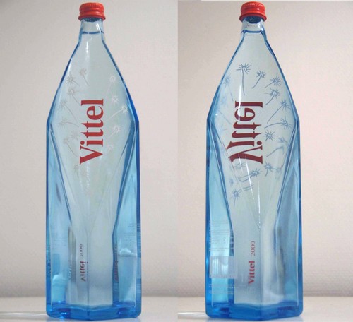 Bouteille eau vittel - bouteille,