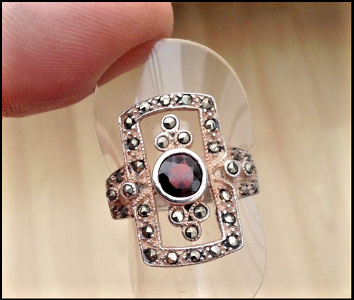 Bague argent antique avec - bague, d'argent