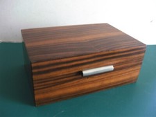 Boîte à cigarettes - En bois et formica - Vintage