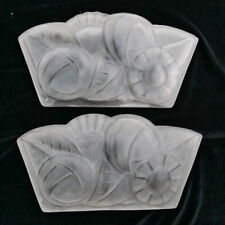 2 plaques d'applique murale