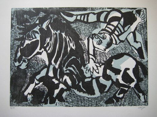 Lorjou bernard lithographie - bernard,