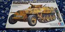 TAMIYA 1/35 Hanomag D type Chariot à canon (Sdkfz251/9)