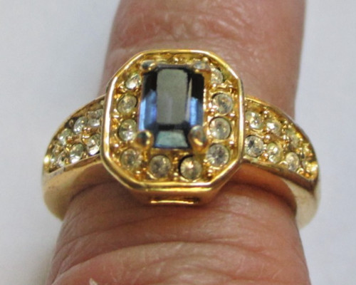 Bague anneau couleur - or, taille