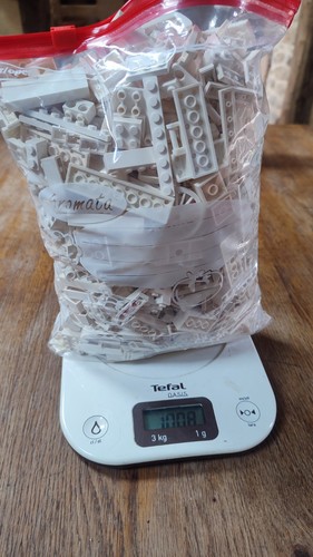 Lot lego vrac blanc - lego, 1kg