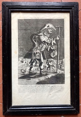 Gravure ancienne père barnaba - pÈre,