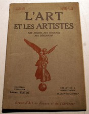 ART DECO/L'ART ET LES ARTISTES/1923/N°36/ VIE ROMANTIQUE/J.ZINGG/LIVRE D ART