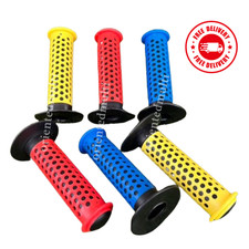 Poignées F1 style utilisation pointillée pour guidon de vélo BMX Oakley SE...