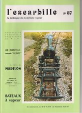 * L'ESCARBILLE N°37 DECAUVILLE ALSACE / MADELON / SHAY / WAGONNET BASCULANT
