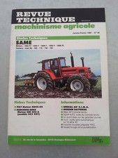 REVUE TECHNIQUE TRACTEUR SAME LASER 90 100 110 130 150