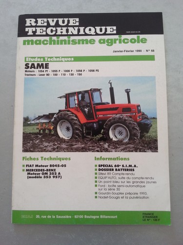 Revue technique tracteur same - technique,