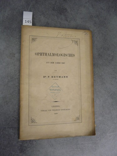Ophthalmologisches heymann - ophthalmologisches,