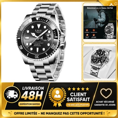 Montre homme lige - montre,