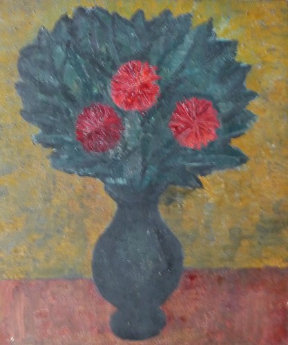 Bouquet aux trois oeillets - , par
