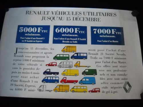 Affiche poster renault - affiche,