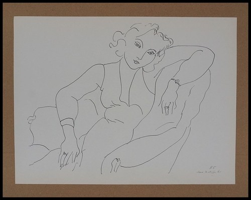 Henri matisse elégante - henri, :