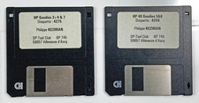 2 disquettes pour calculatrices Hewlett-Packard HP48 (HP-48 S/SX/G/GX) vers 1993