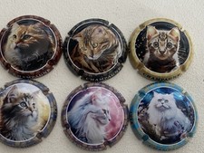 CAPSULES DE CHAMPAGNE GÉNÉRIQUES « LES CHATS  2024 de 1416 à 1416e ».