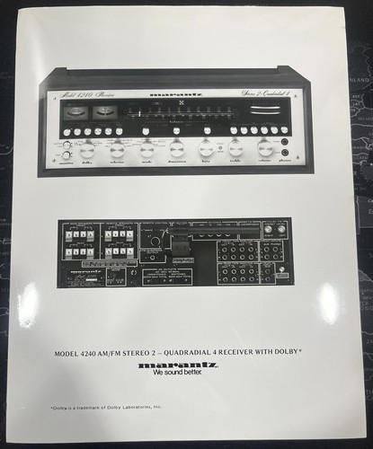 Marantz model 4240 stereo - marantz,
