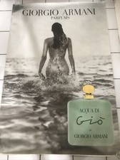 Affiche Giorgio Armani Acqua Di Gio Parfum  Abri Bus Shelter 120x175 Femme Nue